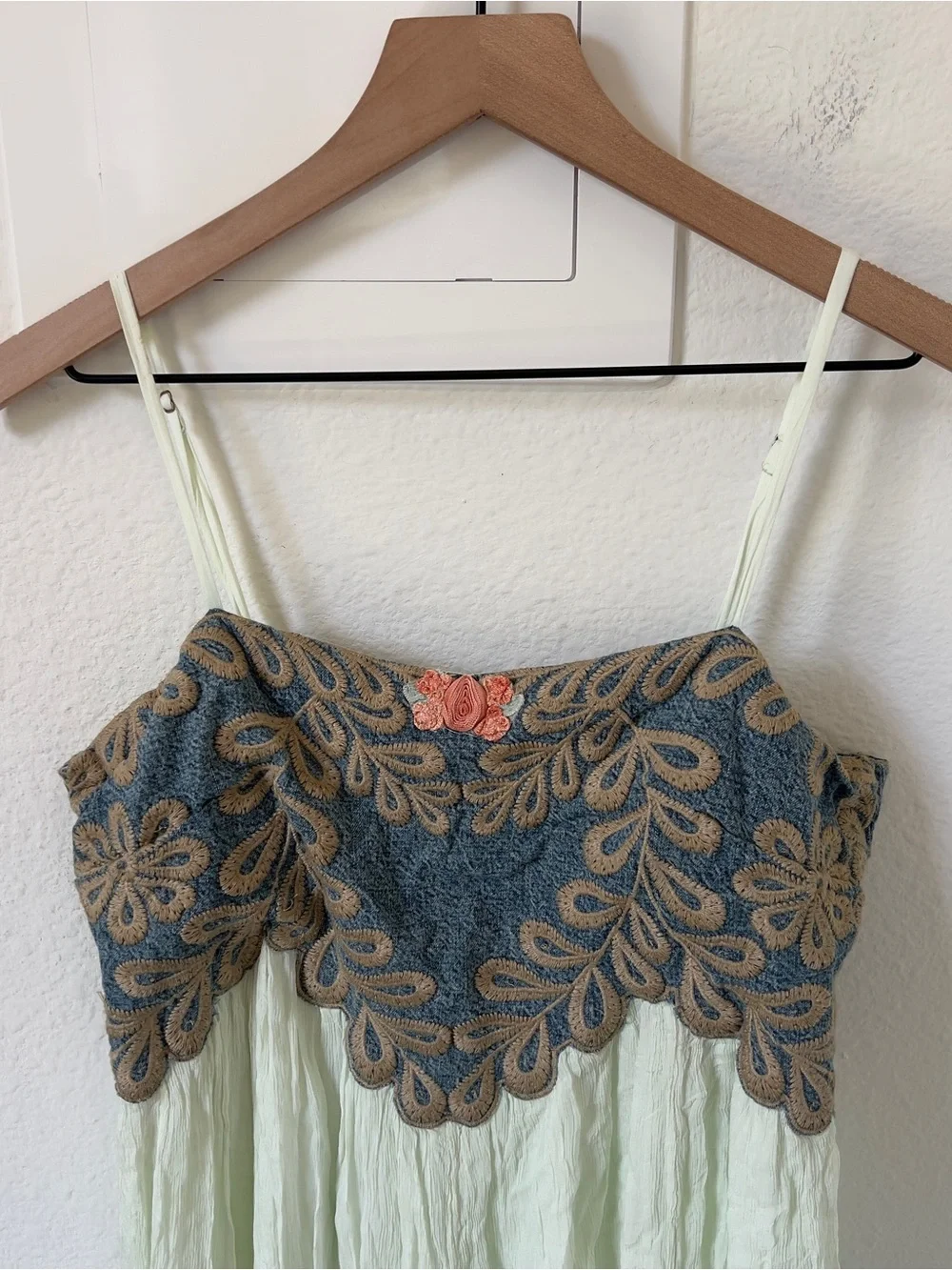 Free People Emery Maxi Dress - Blue / Green